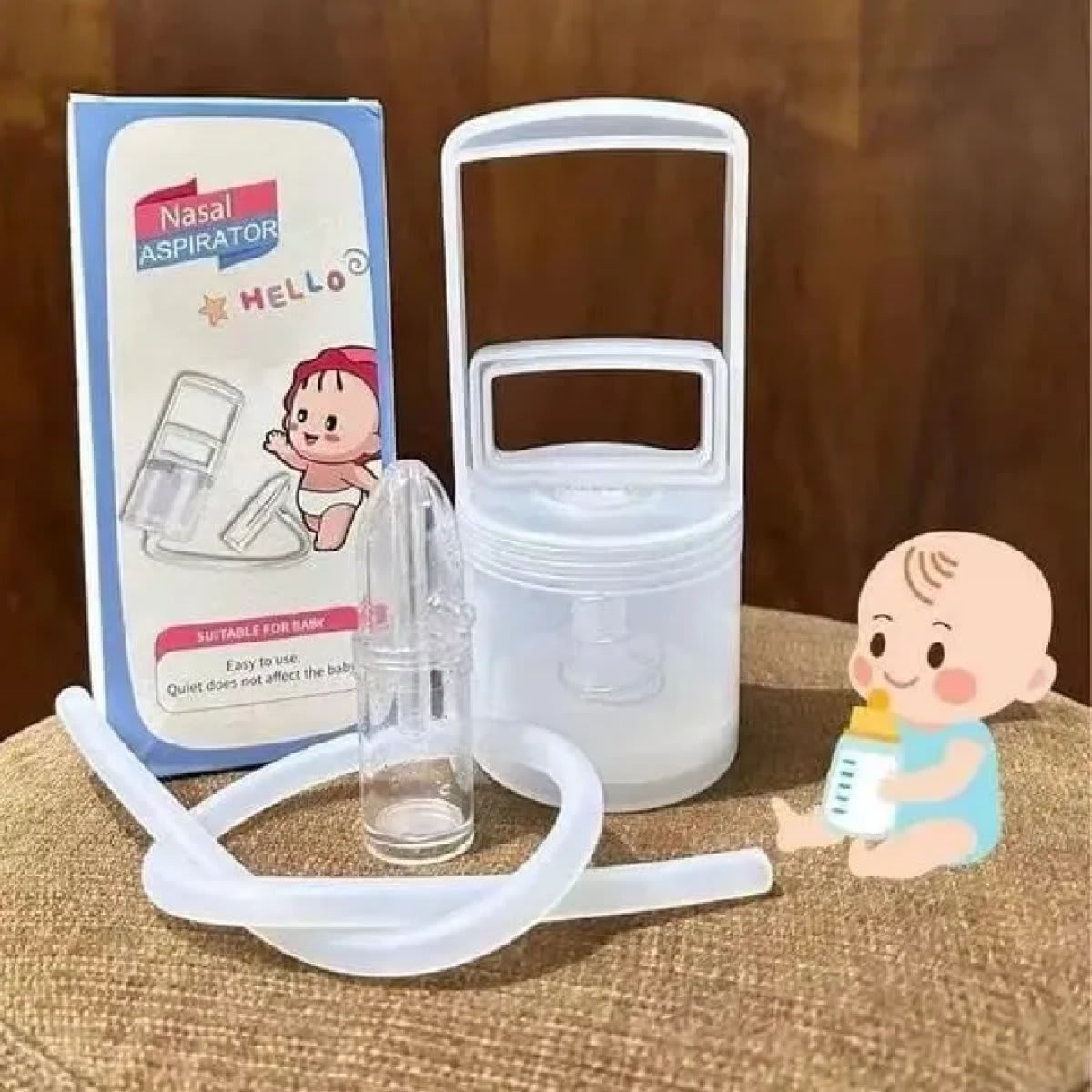 Manual Baby Nasal Aspirator - Gentle Nose Cleaner for Infants & Newborns - 5