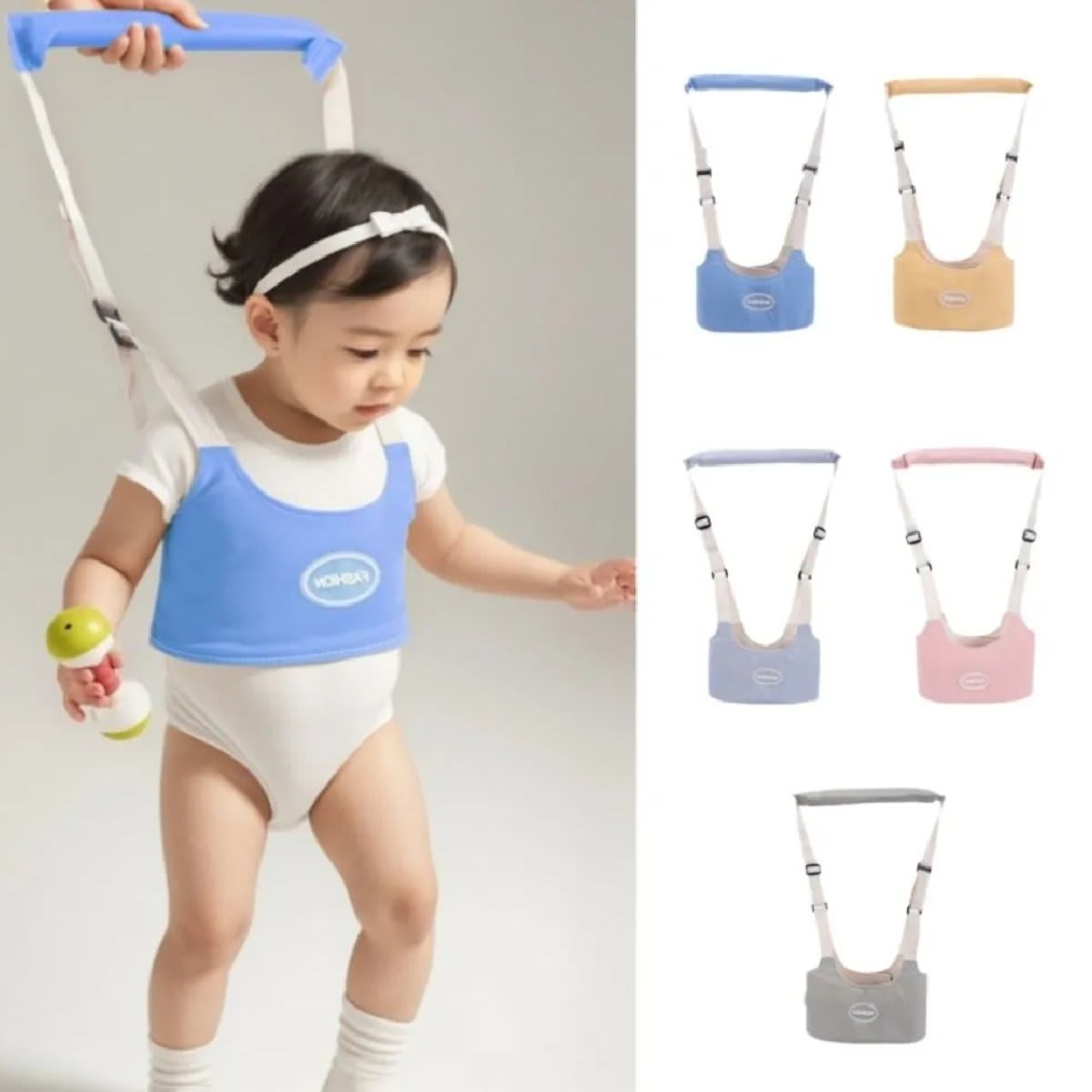 Aiebao Durable Handheld Toddler Walking Harness - Adjustable Breathable Walking Learning Helper (বেবি ওয়াকিং বেল্ট)