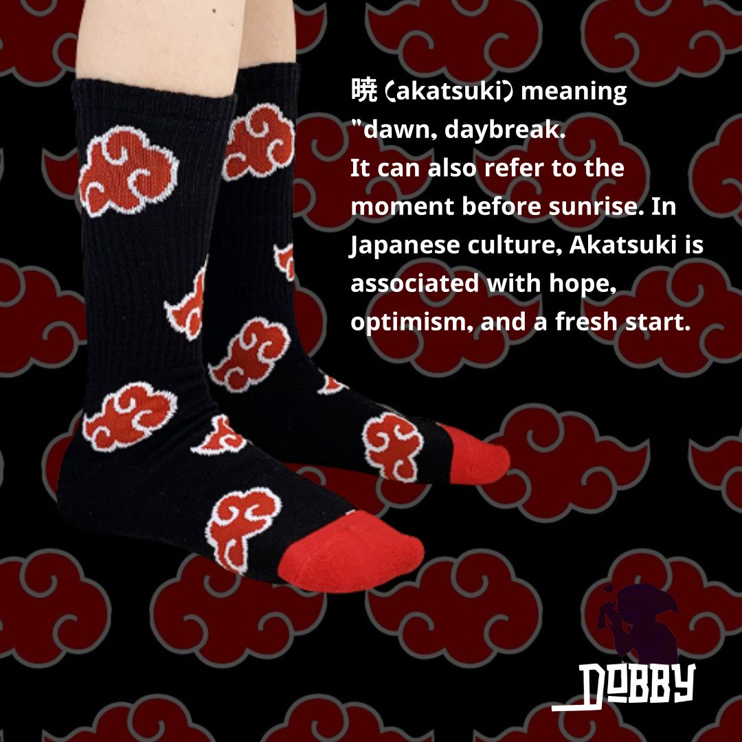 Naruto Akatsuki Socks