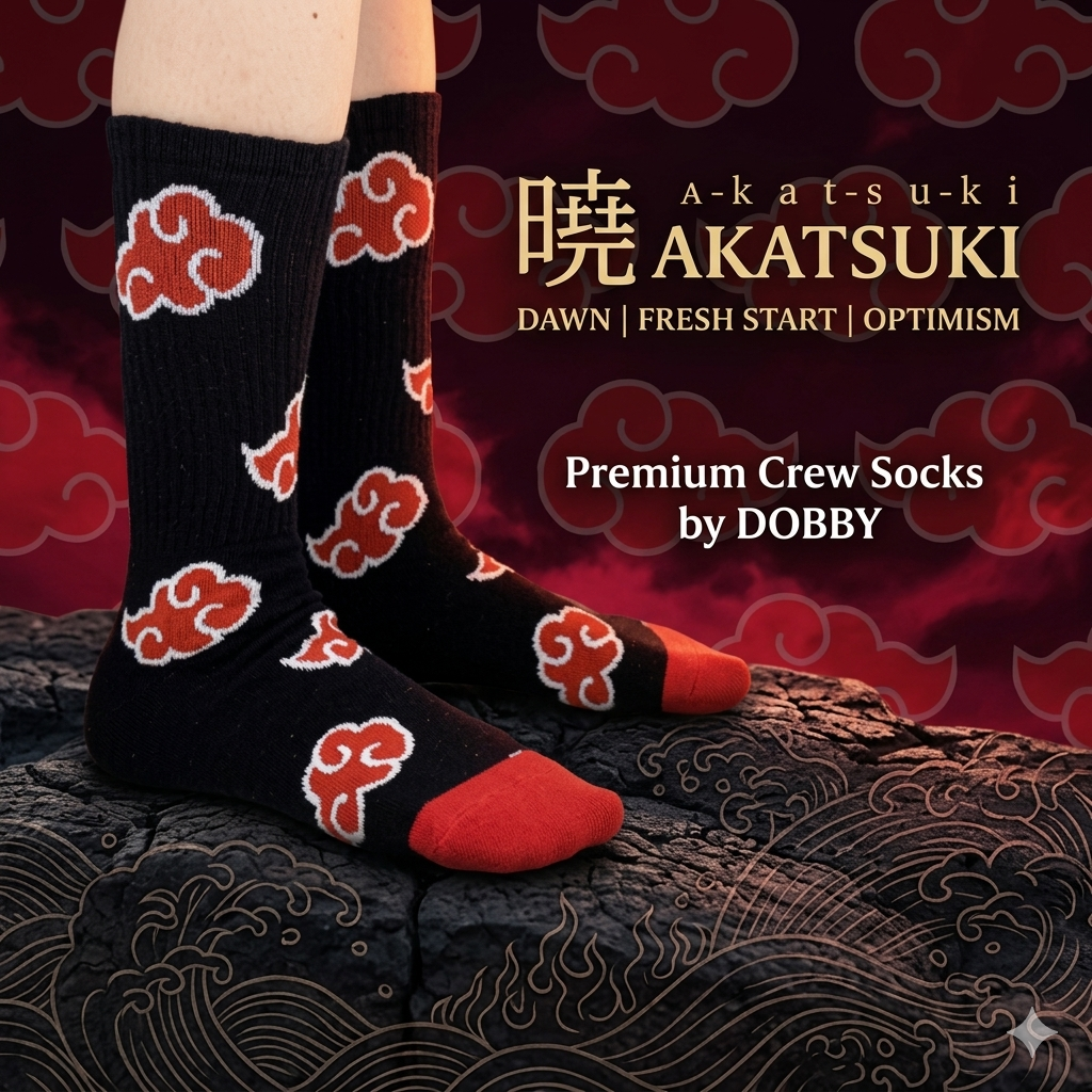 Naruto Akatsuki Socks - 2