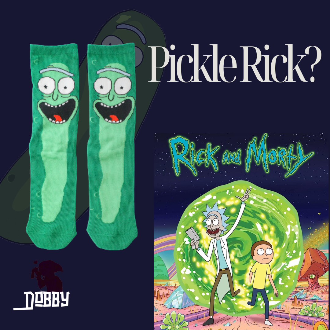 Rick and Morty Pickle Rick Socks - 2