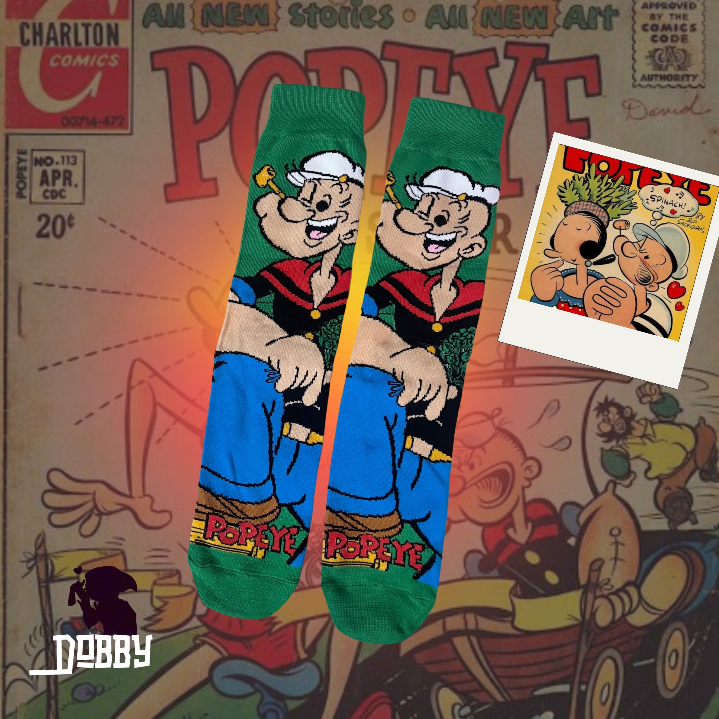 Popeye the Sailor Man Socks