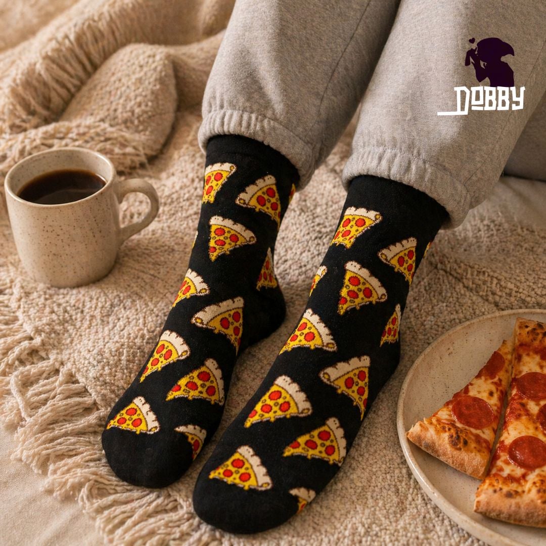 Pizza Party Socks