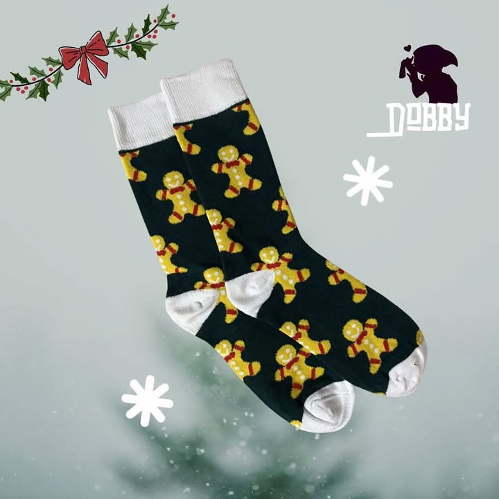 Gingerbread Man Socks