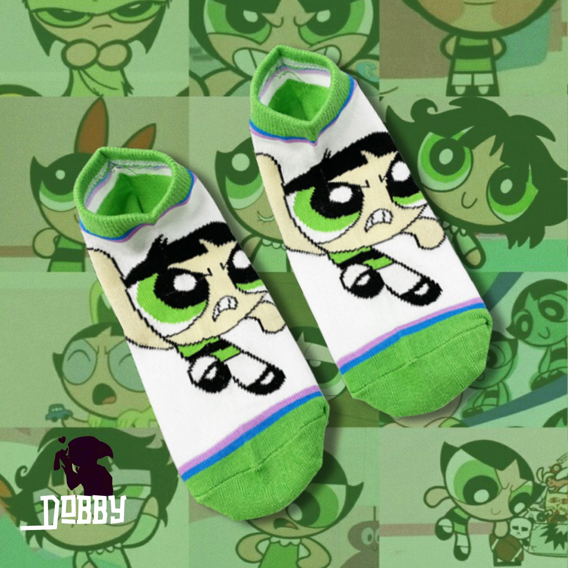 The Powerpuff Girls Buttercup Ankle Socks