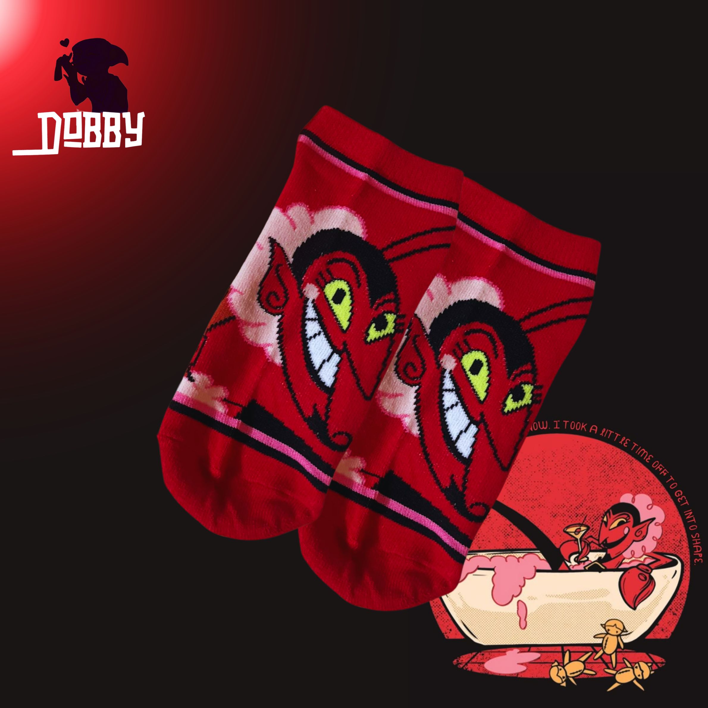 The Powerpuff Girls Villain HIM Ankle Socks