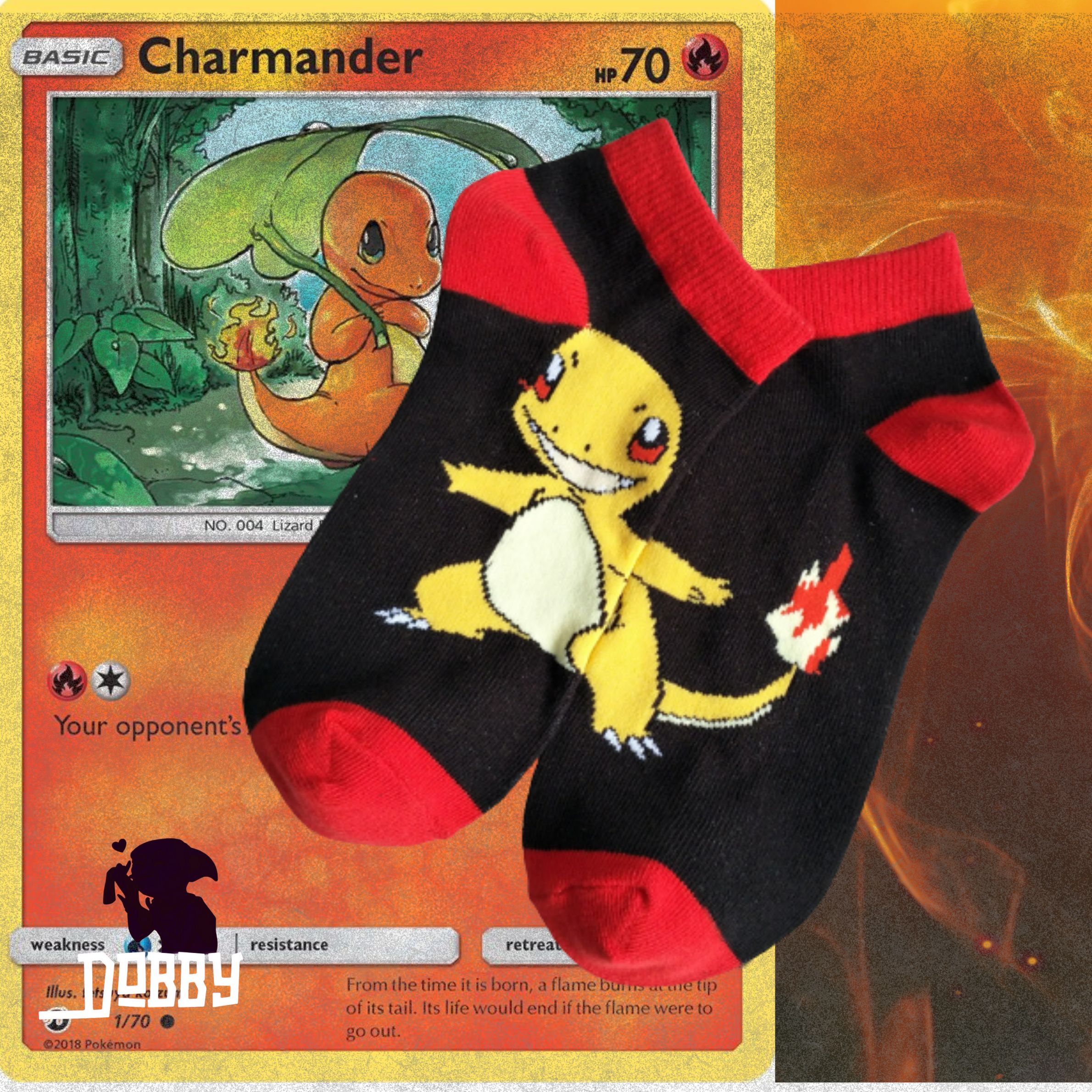 Charmander Pokemon Ankle Socks