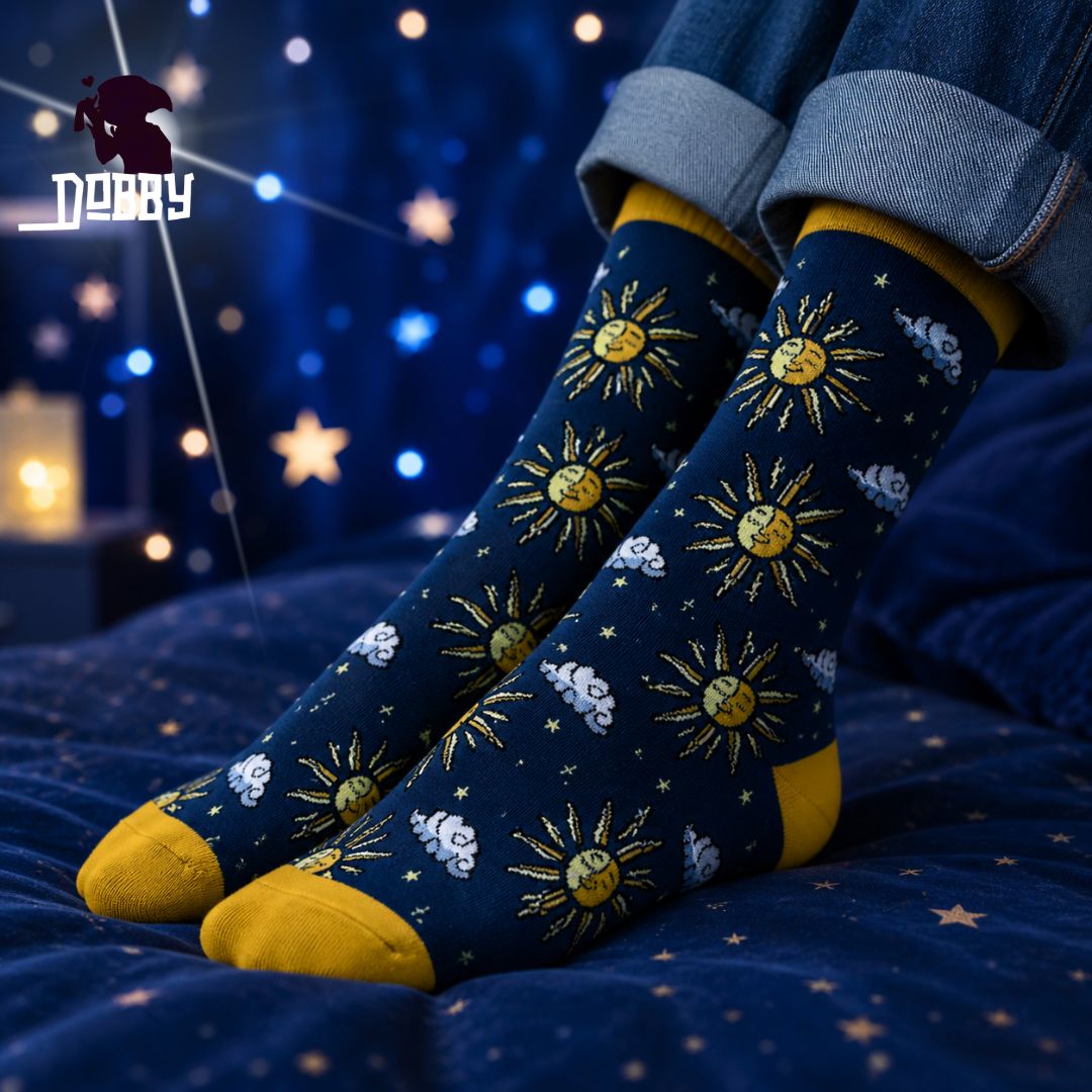 The Sun Moon and Stars Socks