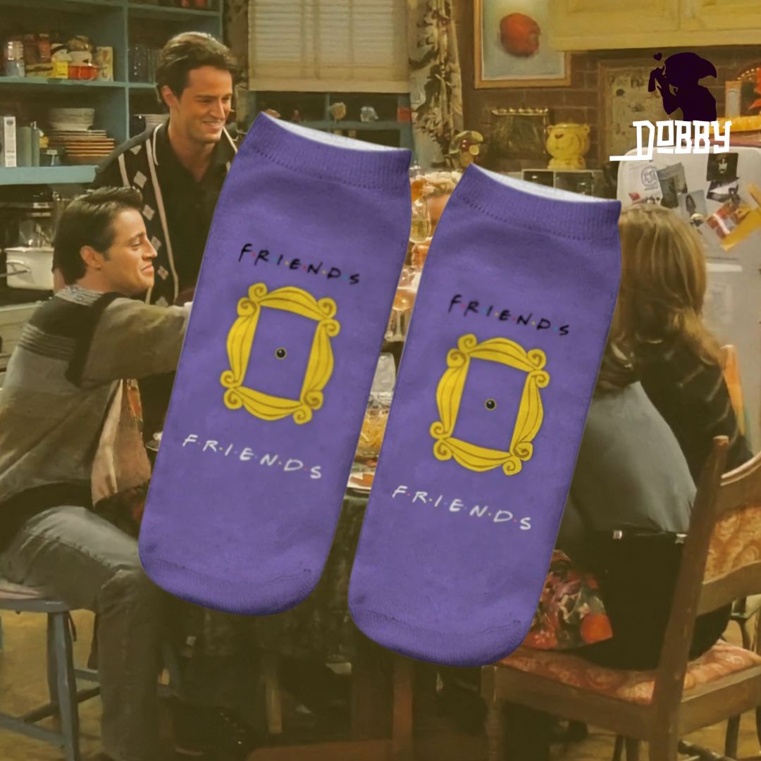 Friends TV Series Purple Ankle Socks - 2