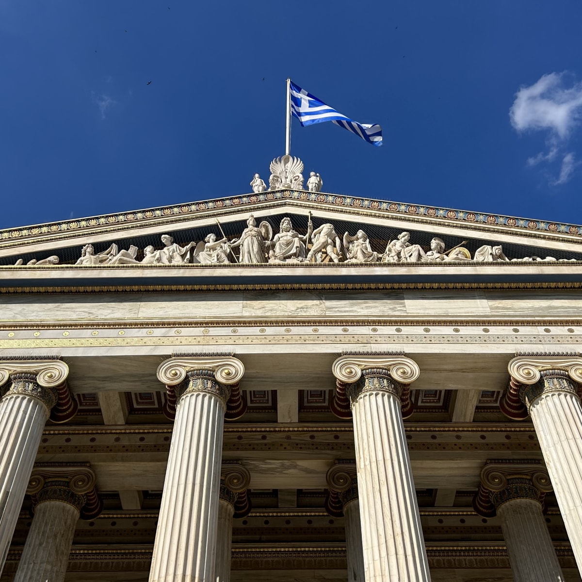 Ancient Greek temple columns