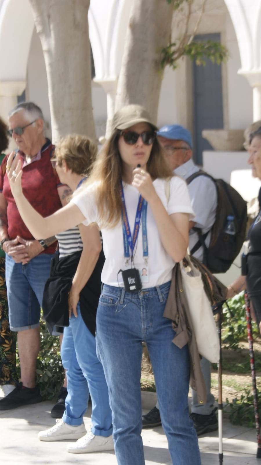 Elisavet Makri guiding guests