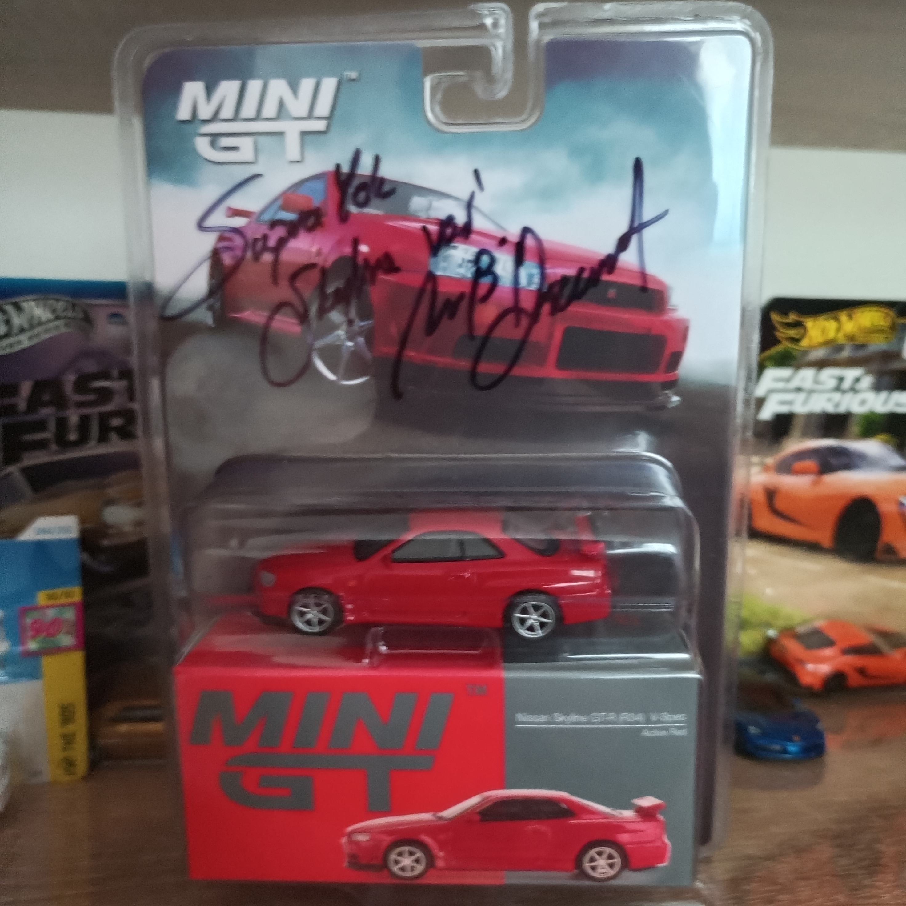 Skyline r34 mb diecast imzalı