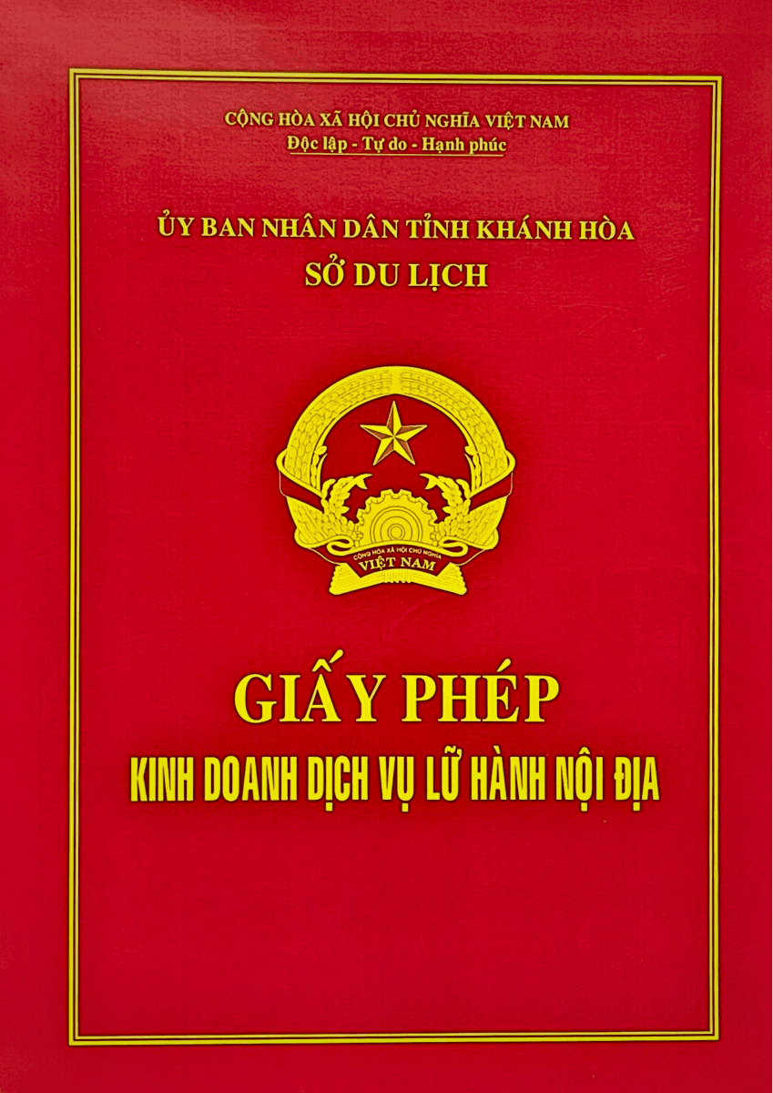 Giấy Phép Lữ Hành Nội Địa