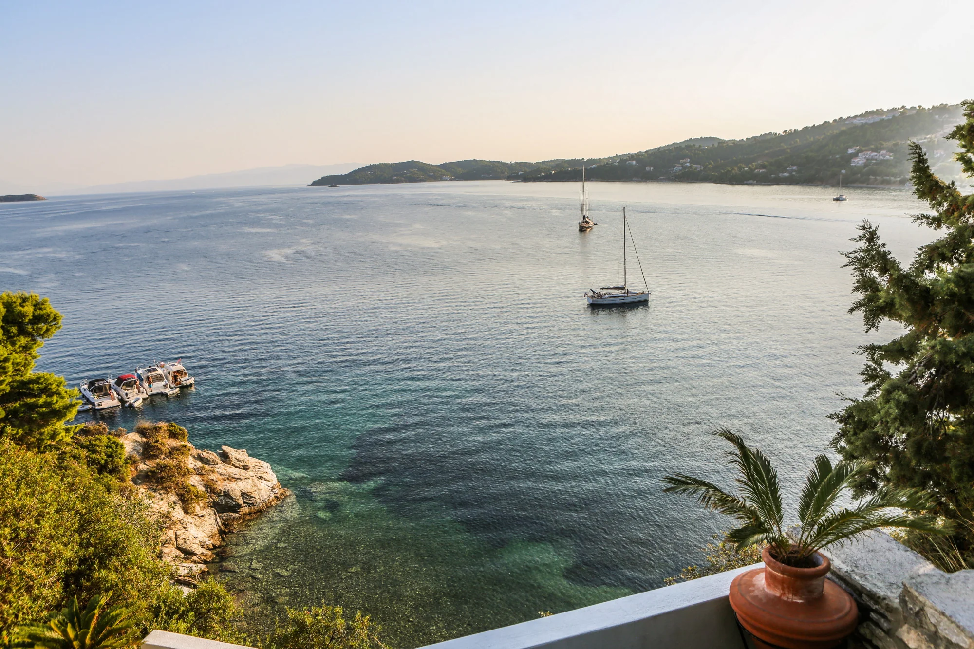 Skiathos private transfer service — airport to city center