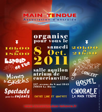 La Main Tendue le 8 Octobre à Caucriauville !