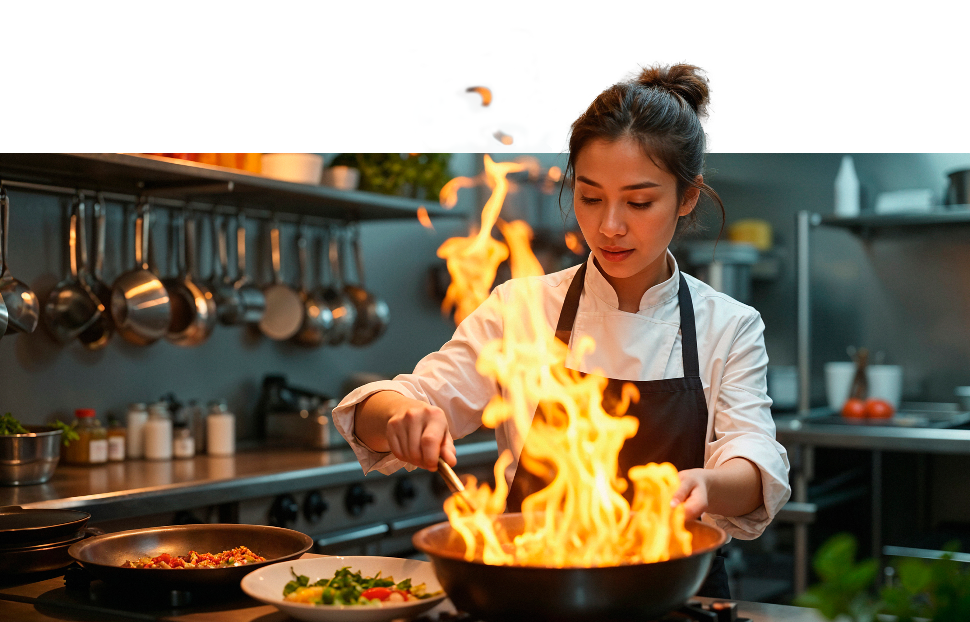 Chef cooking