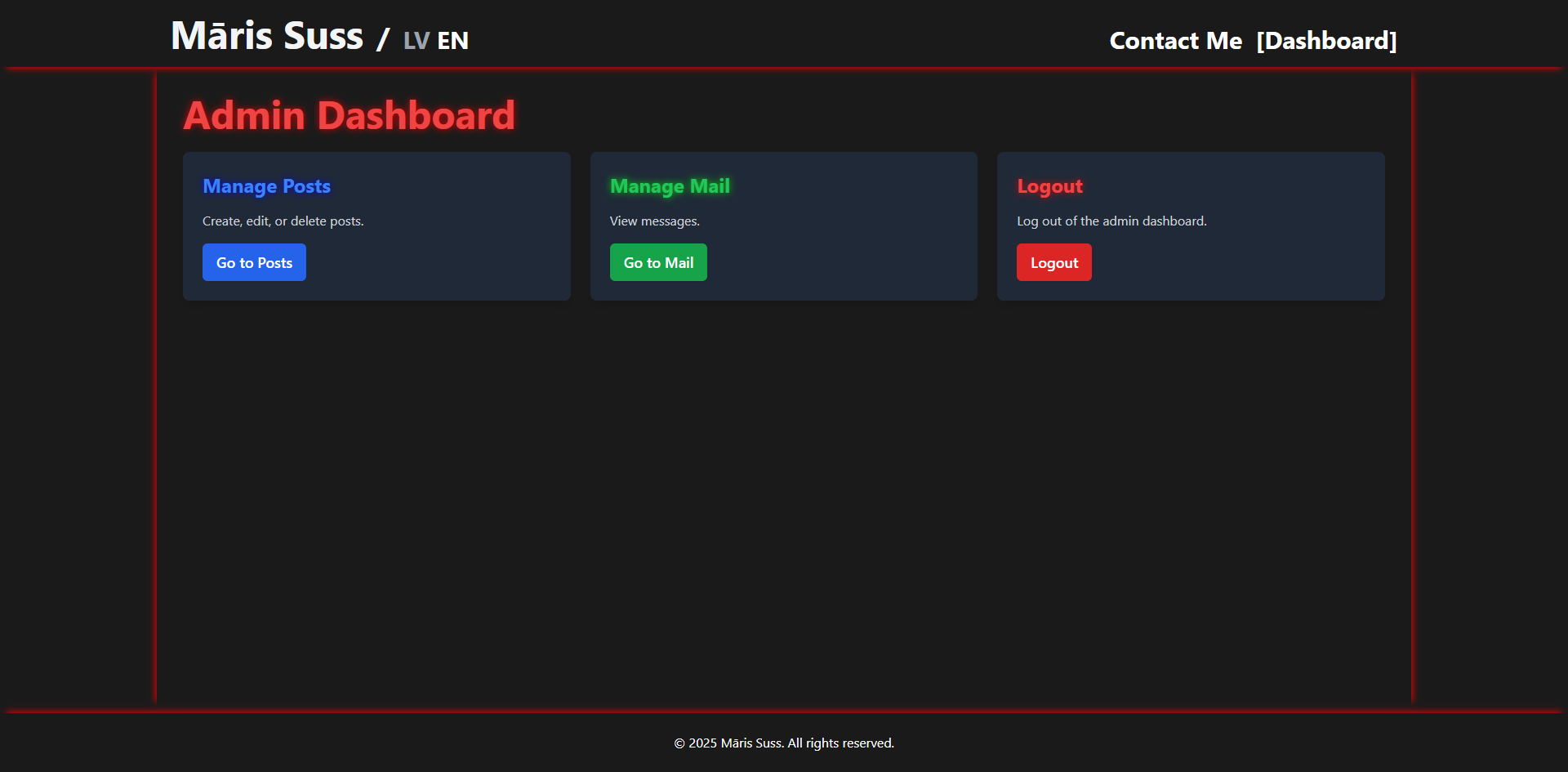 Admin Dashboard