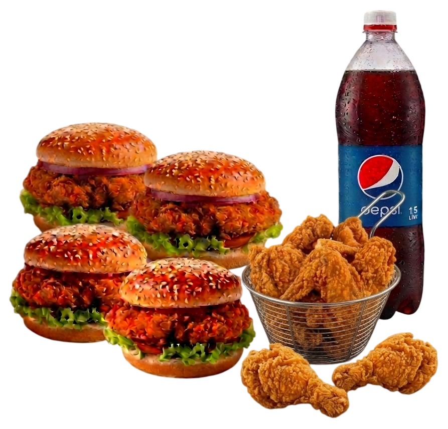 CC 04 Persons Burger Deal