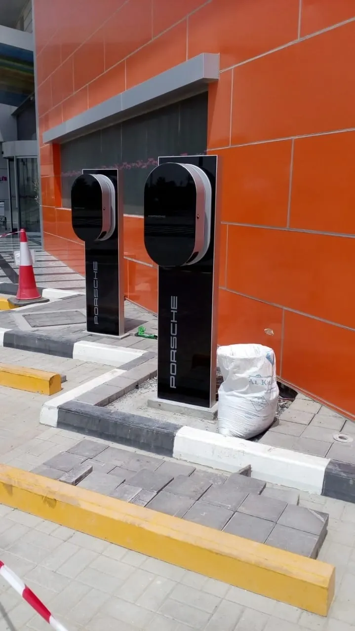Aloft Hotel Porsche Charging Station