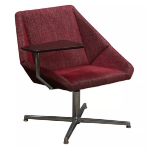 Nios Guest Chair with Espresso Tablet