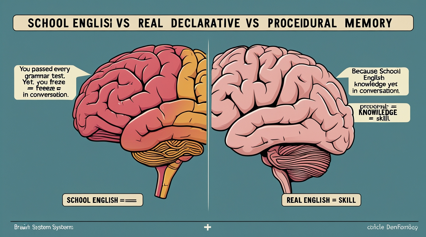 Brain systems comparison diagram