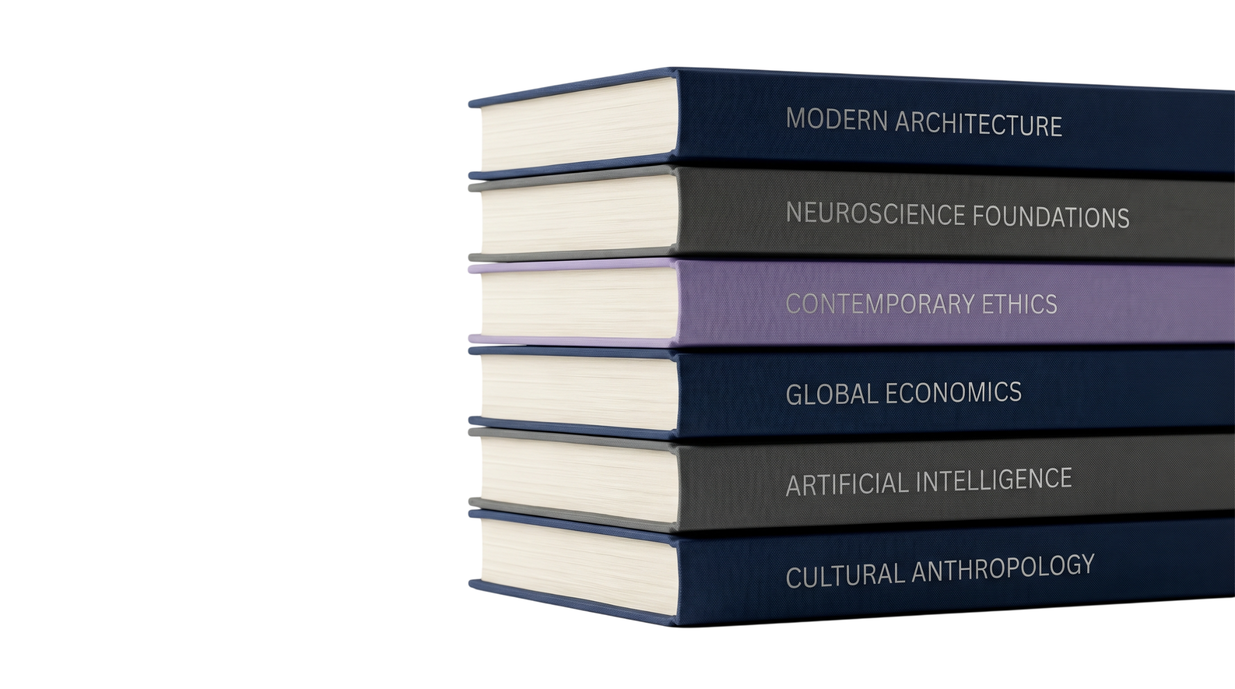 A-Level study textbooks stack