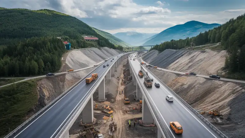 Ministrul Transporturilor și Directorul General CFR SA, vizită pe șantierul feroviar Apața-Cața