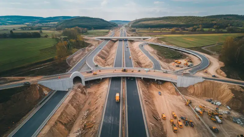 VIDEO Autostrada Bucureștiului A0: Primele Urme de Asfalt pe Lotul Chinezesc