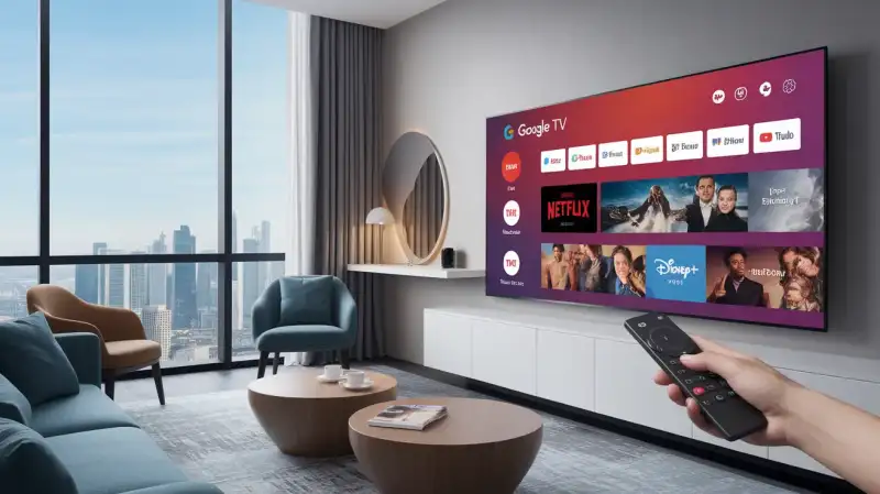 Google TV ajunge în camerele de hotel în 2026, dar va arăta diferit