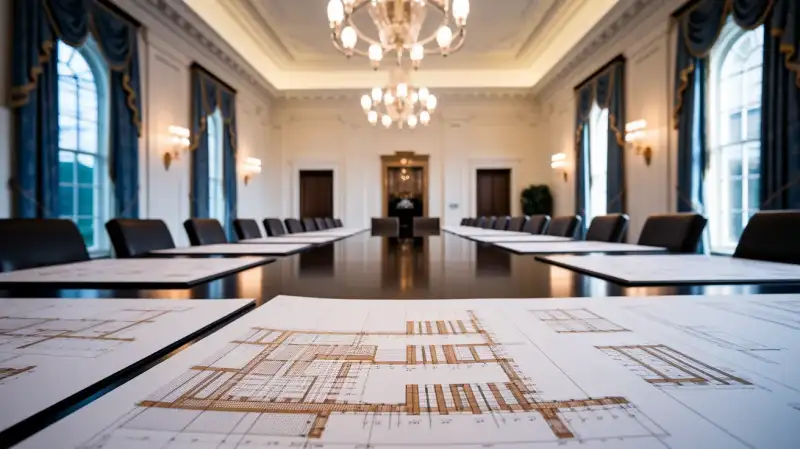 Administrația Trump Intenționează Să Depună Oficial Planurile Pentru Noua Sală de Bal a Casei Albe