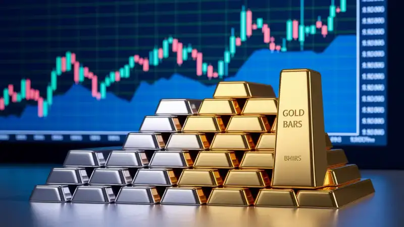 Răsturnare de situație pe piețele financiare. Aurul și argintul se prăbușesc. Când vor reîncepe creșterea și până unde