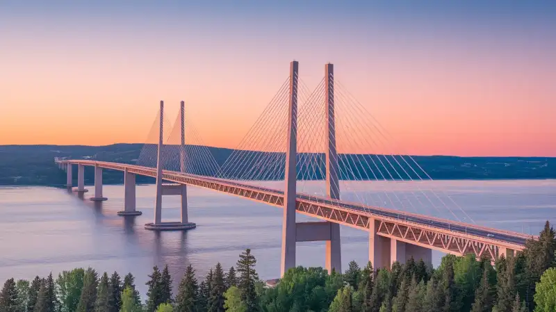 Trump amenință cu blocarea podului SUA-Canada și cere jumătate din proprietate