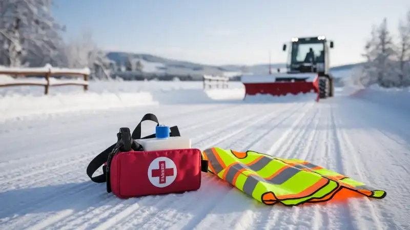 Gorj: Bărbat care lucra la negru, accidentat grav în timp ce deszăpezea