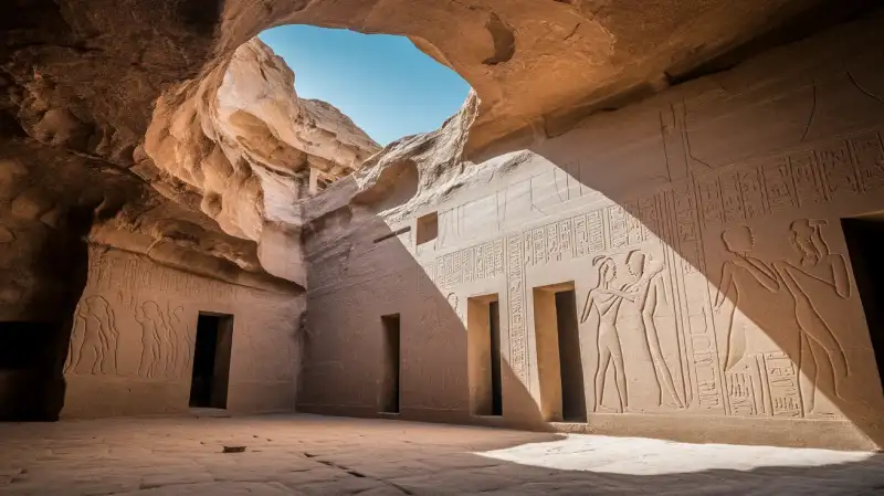 Arheologii din Egipt descoperă un adăpost rupestru vechi de 10.000 de ani