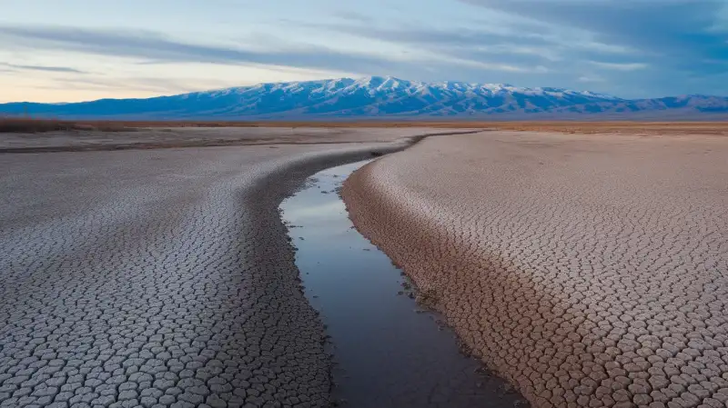 Niveluri record scăzute de zăpadă în Vest: Mai puțină apă, mai multe incendii și haos politic