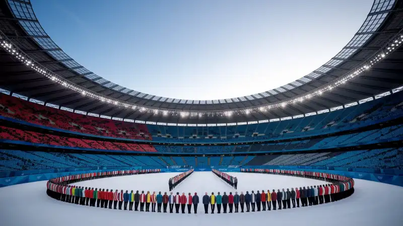 Gest emoționant: Rusoaică poartă pancarta Ucrainei la Olimpiada de iarnă