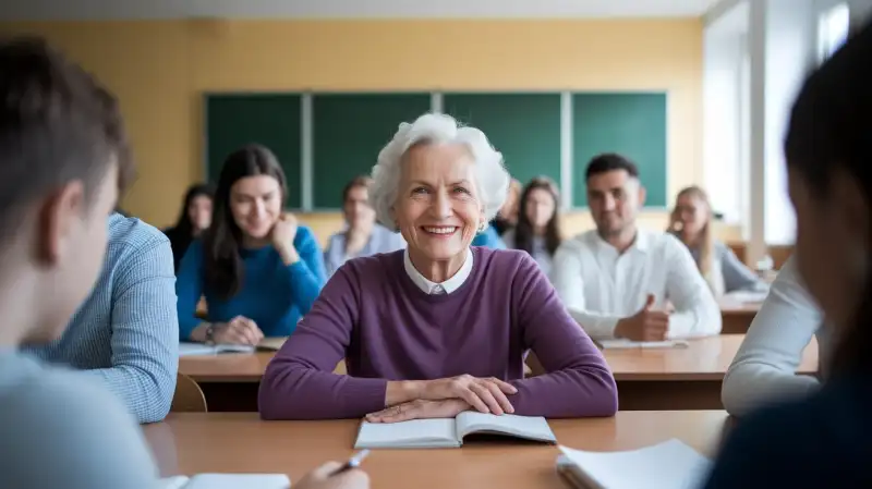 Studentă de 90 de ani, exemplu de perseverență la Cluj