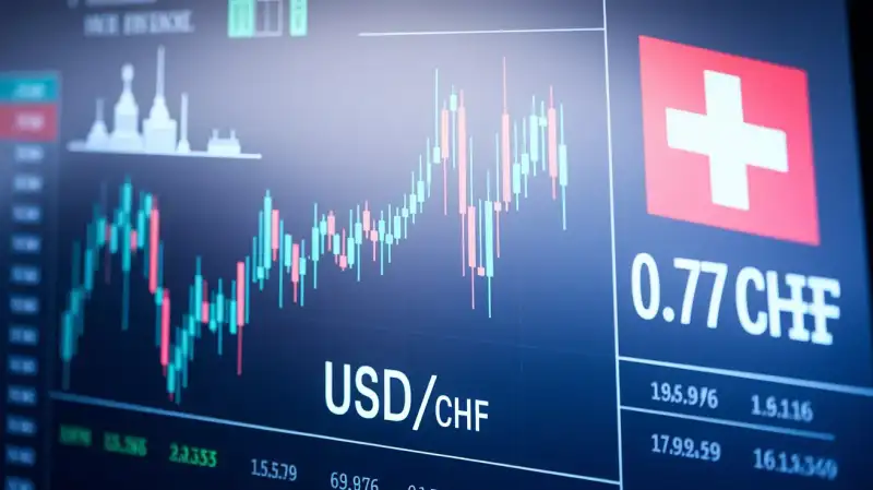 USD/CHF navighează indecis deasupra nivelului 0,7700 înaintea datelor privind balanța comercială a Elveției