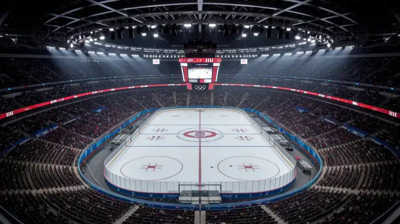 Finală olimpică de hochei: SUA - Canada, duel pentru aur!