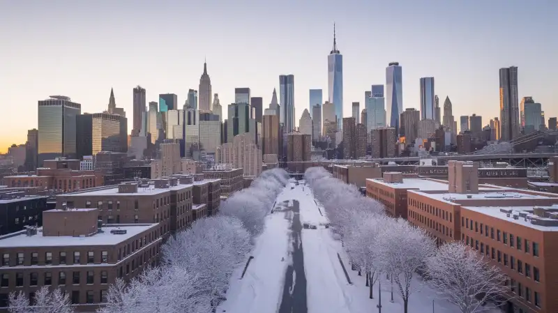 Avertismente de Viscol Emise pentru Zona New York în Contextul unei Furtuni către Coasta de Est