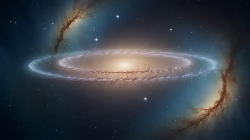 James Webb descoperă o galaxie spirală barată surprinzător de timpuriu în Univers