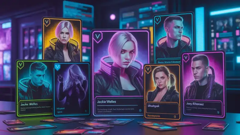 Jocul de cărți Cyberpunk depășește imediat obiectivul Kickstarter