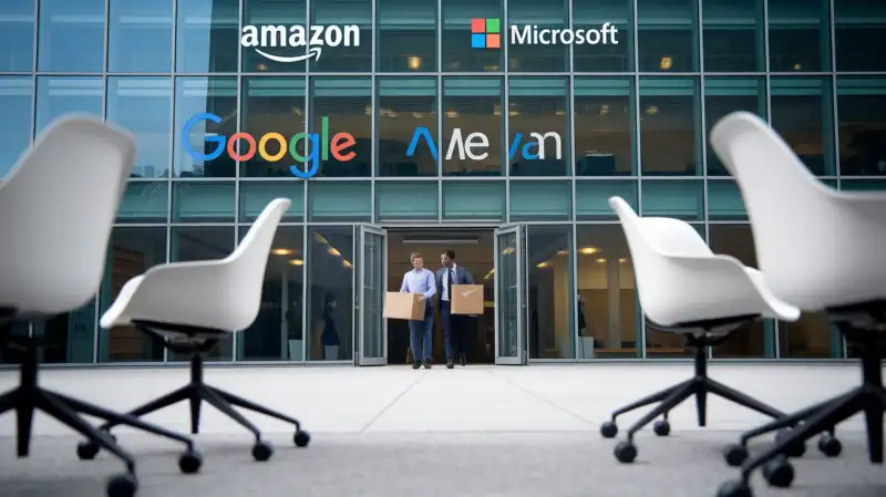 Cereri H-1B în declin pentru Big Tech: Amazon, Google, Meta și Microsoft reduc locuri de muncă