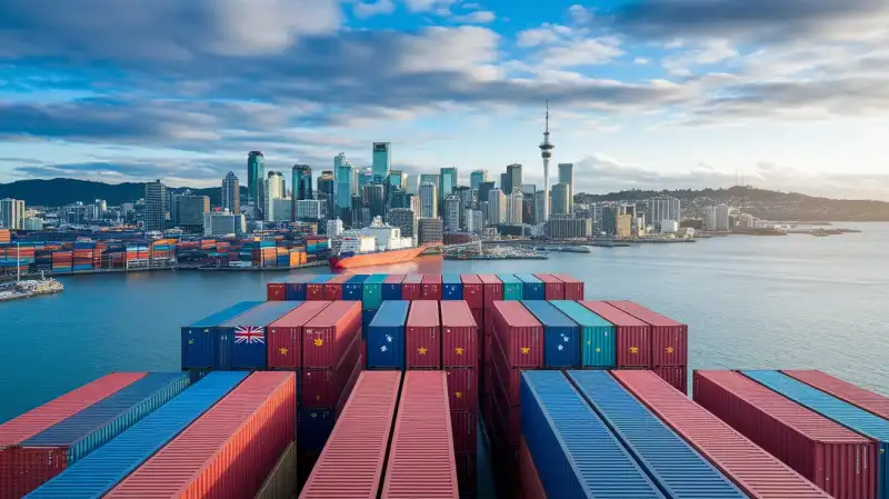 Noua Zeelandă înregistrează un excedent comercial de 698 milioane NZD, impulsionat de China și Australia