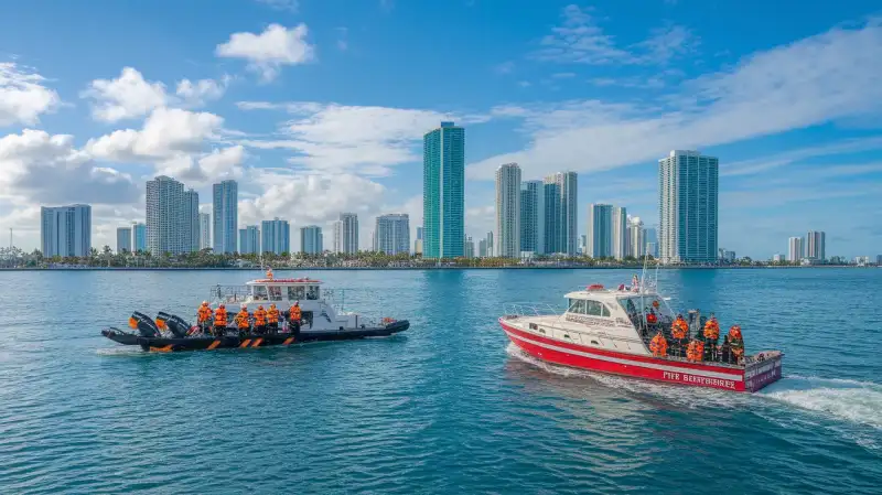 Explozie Suspectă pe o Ambarcațiune Lângă Miami Beach: Cel Puțin 11 Răniți
