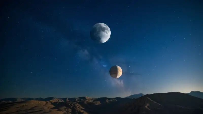Venus dispare în spatele Lunii într-un eveniment ceresc rar în iunie