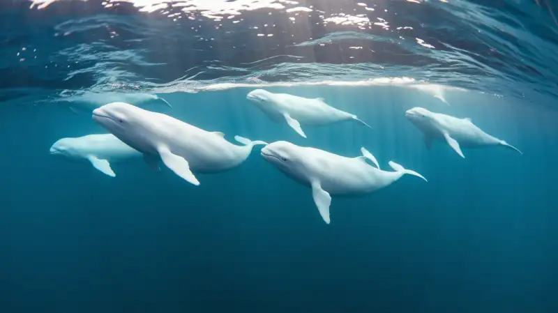 Balenele Beluga își schimbă partenerii de reproducere și își salvează specia