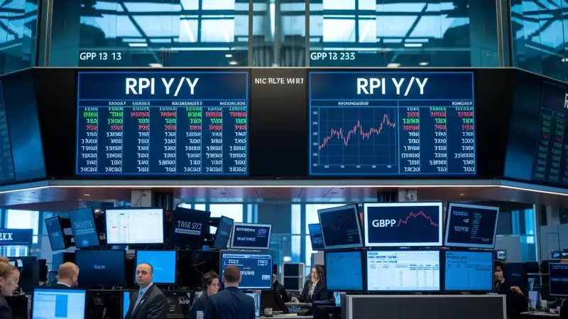 Indicele prețurilor de consum din Marea Britanie (RPI) Dezamăgește Așteptările pe Măsură ce Deriva Inflaționistă Încetinește, Reducând Presiunea pe Liră și pe Gilt-uri