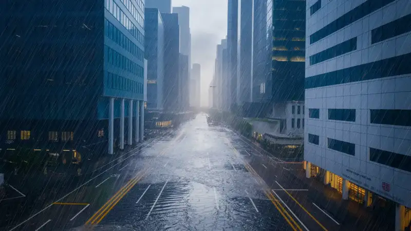 Hong Kong Paralizat de Ploi Extreme: Avertizare Roșie de Urgență