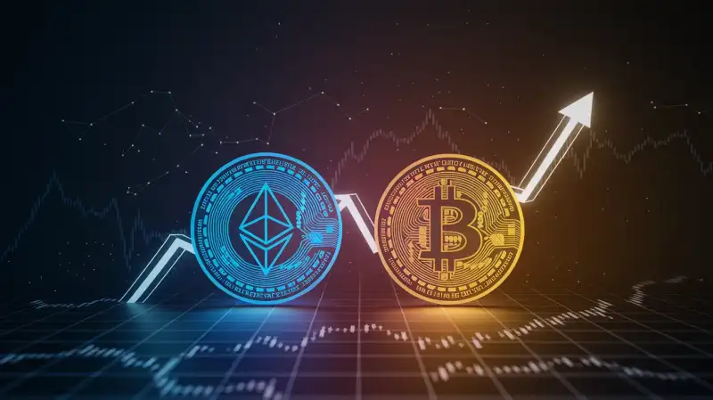 Bitcoin (BTC) sau Ethereum (ETH): Care va atinge pragul mai întâi?